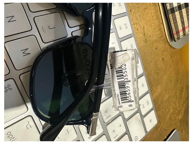 occhiali da sole persol PO3256S nero acetato - vista 7