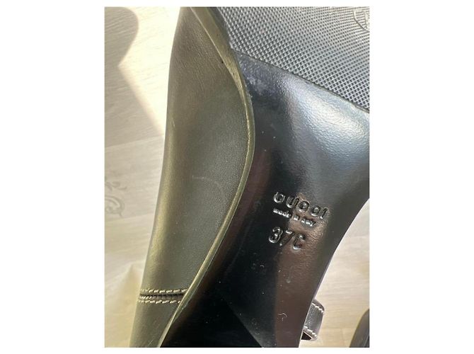 Marmont Stivali in pelle nera Gucci Nero - vista 2