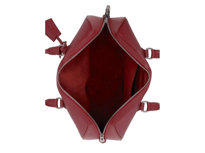 Borsa Jasmin Louis Vuitton in pelle Epi rossa Rosso Bordò - vista 12