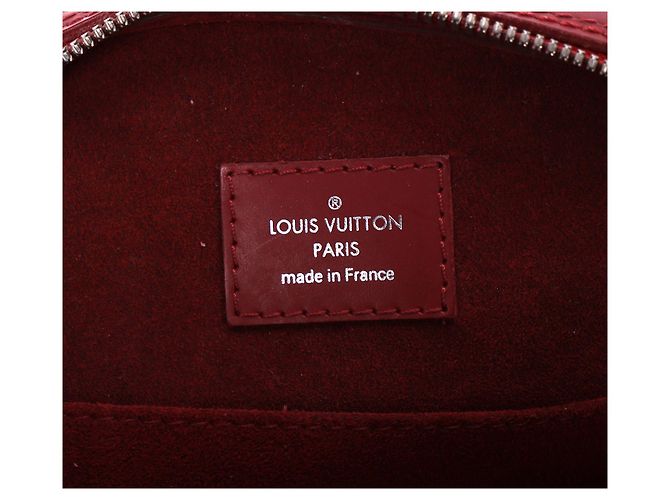Borsa Jasmin Louis Vuitton in pelle Epi rossa Rosso Bordò - vista 13