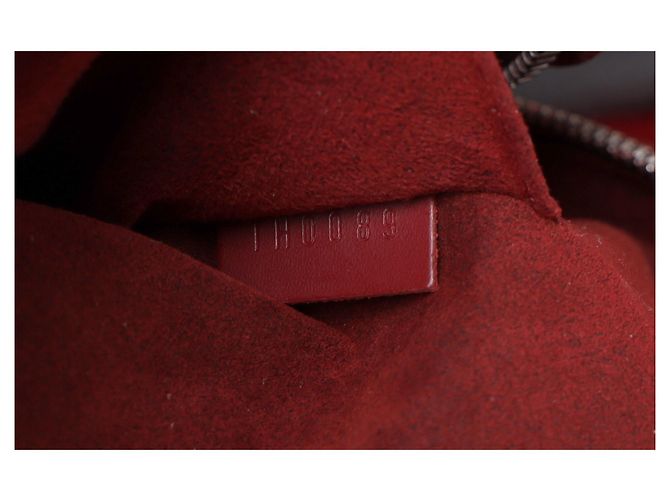 Borsa Jasmin Louis Vuitton in pelle Epi rossa Rosso Bordò - vista 14