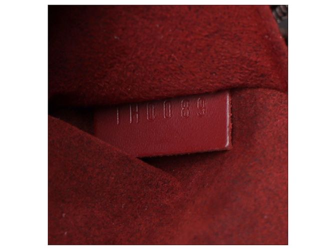 Borsa Jasmin Louis Vuitton in pelle Epi rossa Rosso Bordò - vista 7