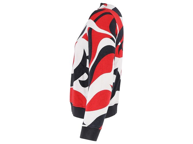 Gedruckter Pullover von Alexander McQueen aus mehrfarbigem Baumwollstoff - Ansicht 2