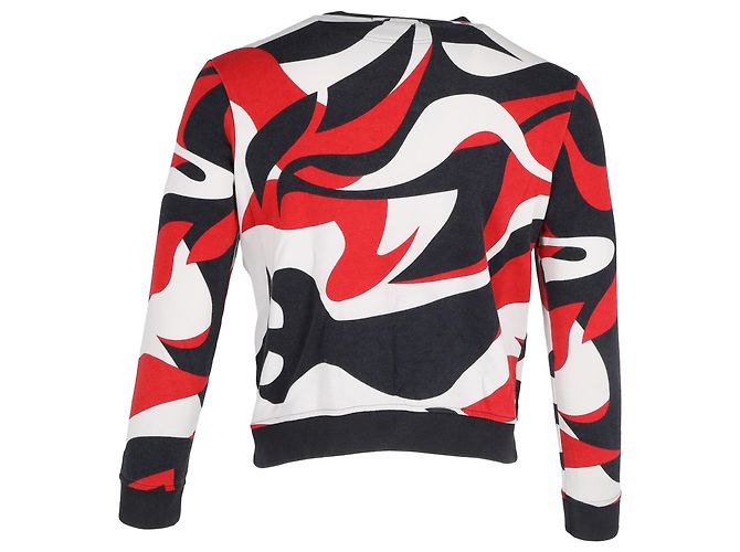Gedruckter Pullover von Alexander McQueen aus mehrfarbigem Baumwollstoff - Ansicht 3
