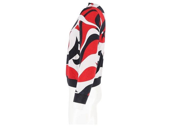 Gedruckter Pullover von Alexander McQueen aus mehrfarbigem Baumwollstoff - Ansicht 5