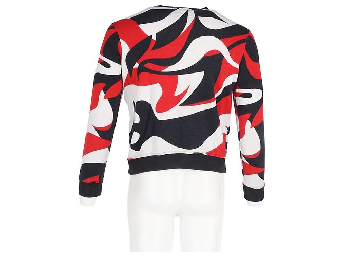 Gedruckter Pullover von Alexander McQueen aus mehrfarbigem Baumwollstoff - Ansicht 6