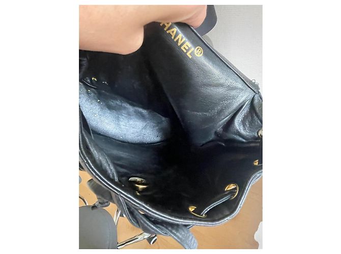 Chanel Duma Leather Backpack Black - view 14