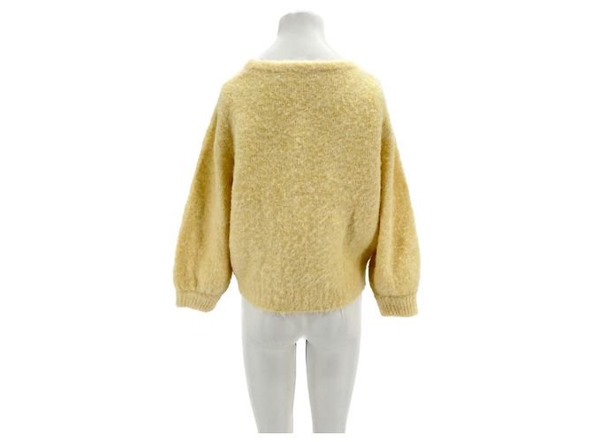 American Vintage Strickwaren T.International S Wolle Gelb - Ansicht 2