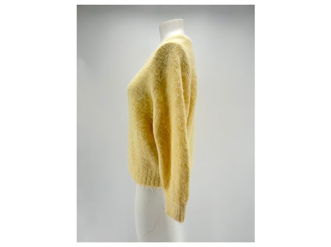 American Vintage Strickwaren T.International S Wolle Gelb - Ansicht 4