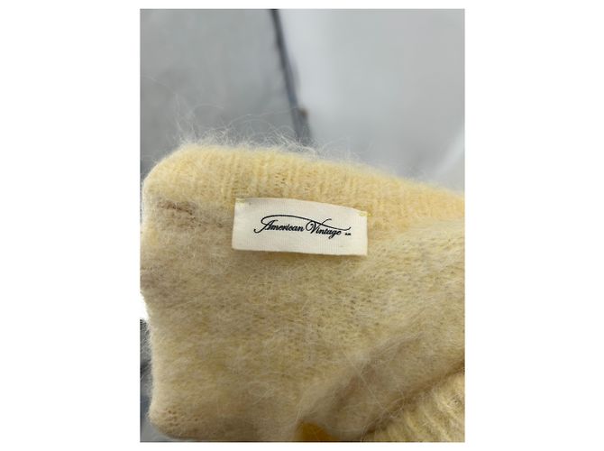 American Vintage Strickwaren T.International S Wolle Gelb - Ansicht 5