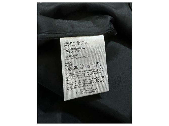 Autre Marque Vestido midi de seda Creton Multicolor - vista 5