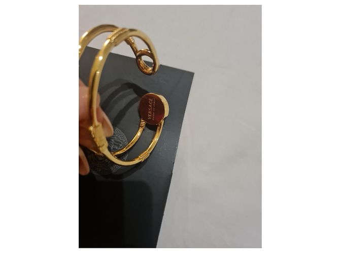Bracciale Versace in acciaio dorato D'oro - vista 2