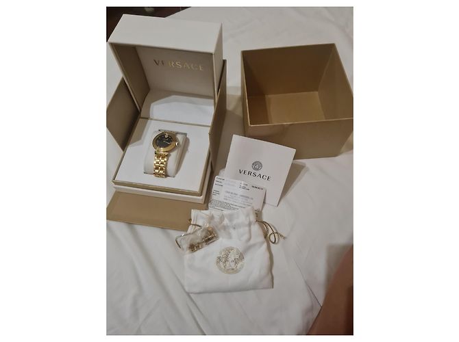 Reloj Versace de acero dorado - vista 4