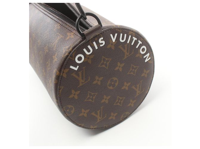 Borsa Soft Polochon MM Louis Vuitton Marrone Arancione Monogramma - vista 6