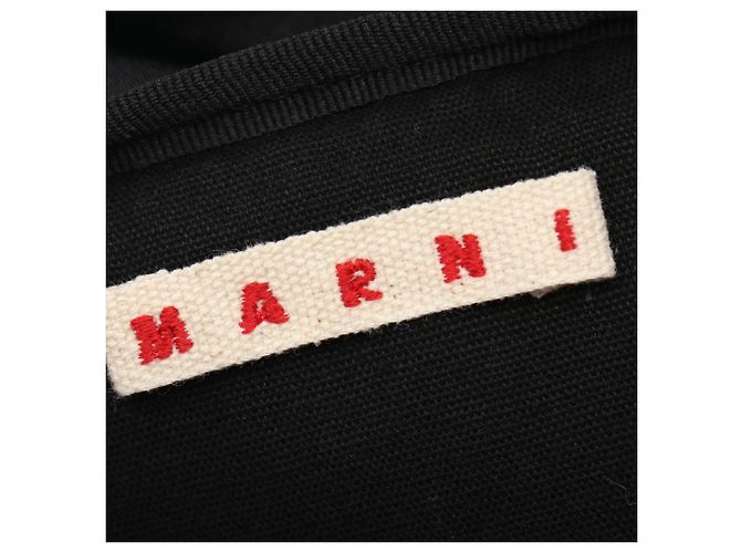 Marni Schwarzer Nylon-Rucksack - Ansicht 5