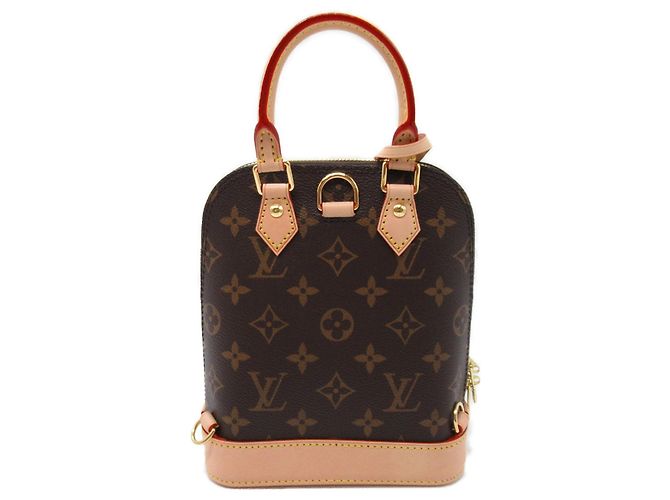 Zaino Alma Louis Vuitton Marrone - vista 4