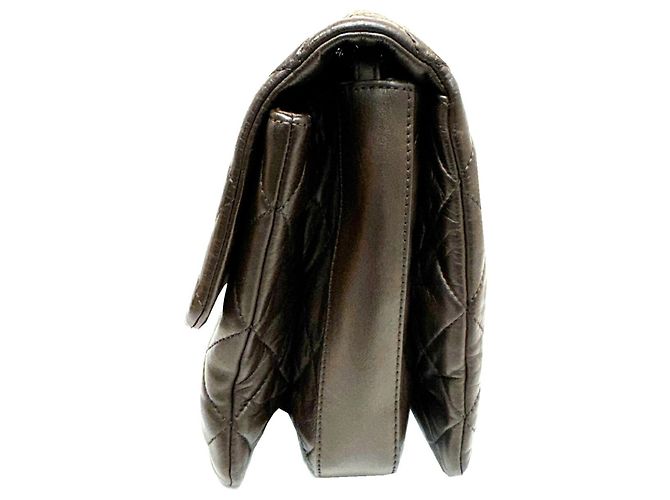 Borsa a spalla Chanel Coco Mark Matelassé con catena Marrone - vista 4