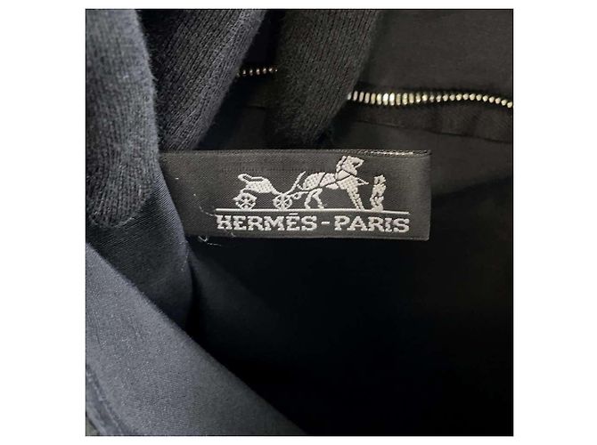 Borsa a spalla Basas MM Acapulco di Hermès Nero - vista 10