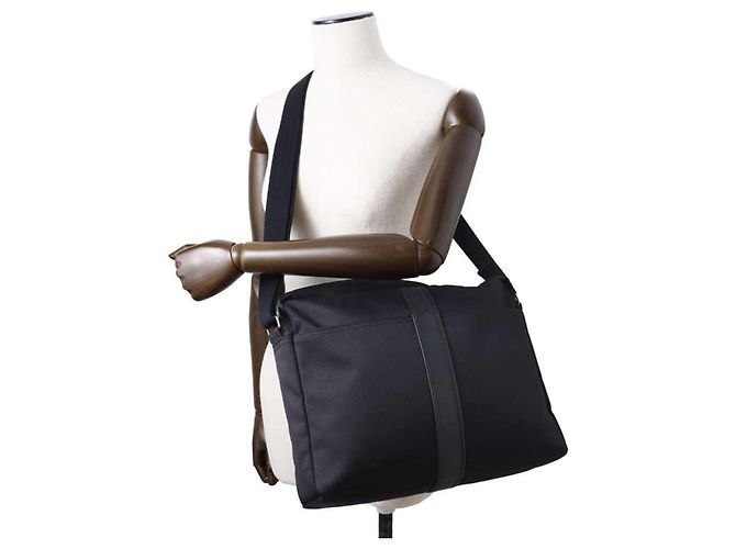 Borsa a spalla Basas MM Acapulco di Hermès Nero - vista 4