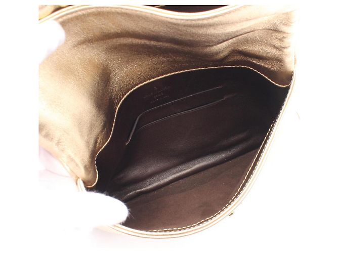 Borsa Louis Vuitton Clutch Sofia Coppola Second D'oro - vista 5