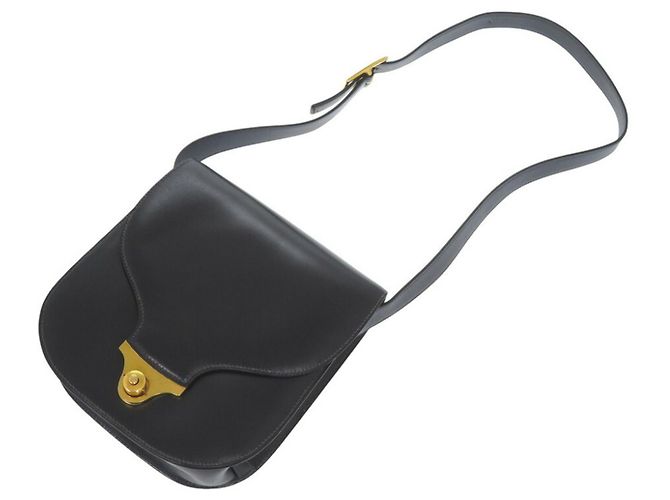 Hermès Borsa a spalla in vitello nero Hermes - vista 5