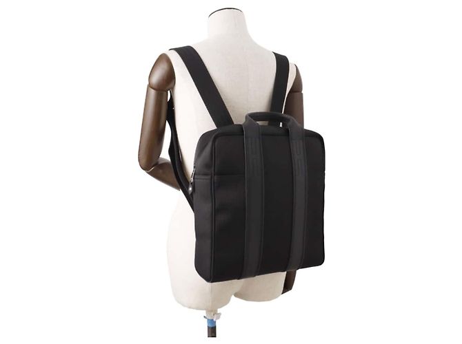 Hermès Zaino nero Hermes Acapulco Sacado - vista 4