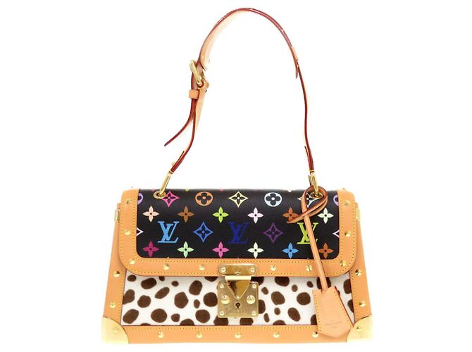 Schultertasche Monogramm Multicolor Dalmatiner Louis Vuitton Schwarz Mehrfarben - Ansicht 2