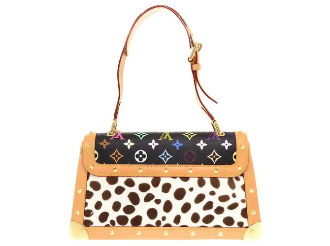 Schultertasche Monogramm Multicolor Dalmatiner Louis Vuitton Schwarz Mehrfarben - Ansicht 3