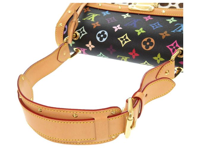 Schultertasche Monogramm Multicolor Dalmatiner Louis Vuitton Schwarz Mehrfarben - Ansicht 6