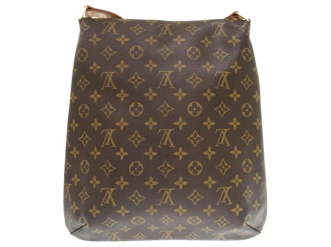 Borsa a Spalla Musette Monogram Louis Vuitton Marrone - vue 3