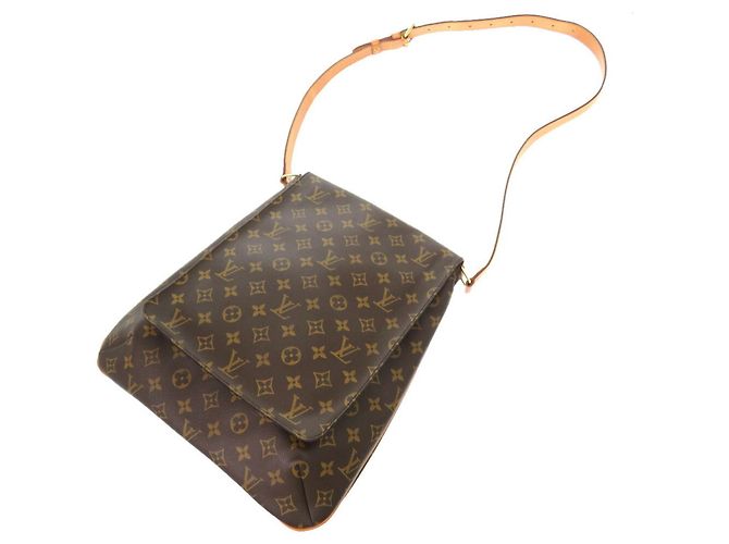 Borsa a Spalla Musette Monogram Louis Vuitton Marrone - vue 5