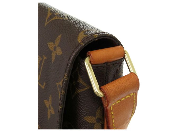 Borsa a Spalla Musette Monogram Louis Vuitton Marrone - vue 8