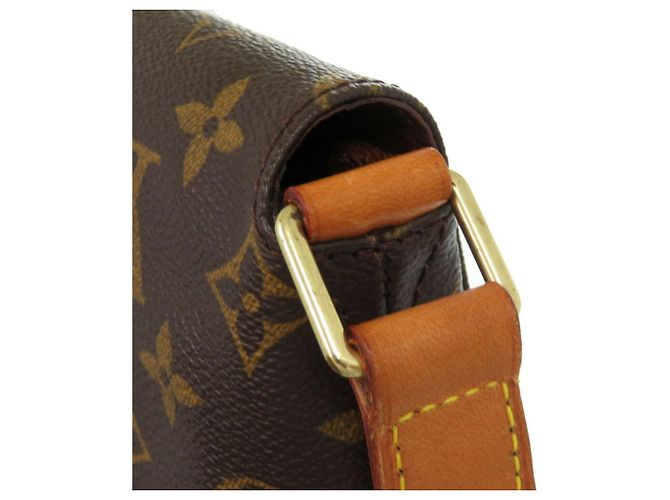 Borsa a Spalla Musette Monogram Louis Vuitton Marrone - vue 9