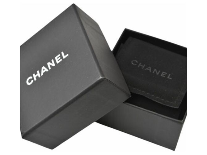 Chanel CC Mark Swing Perlen und Strass Ohrringe Schwarz Silber - Ansicht 7