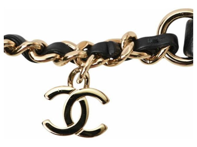 Borsa a spalla in pelle nera Chanel Nero - vista 11
