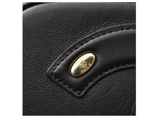 Borsa a spalla in pelle nera Chanel Nero - vista 8