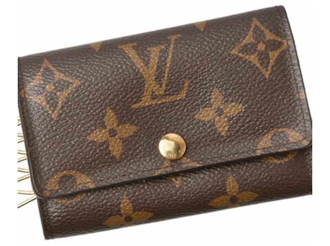 Portachiavi Monogram Louis Vuitton Marrone - vista 3