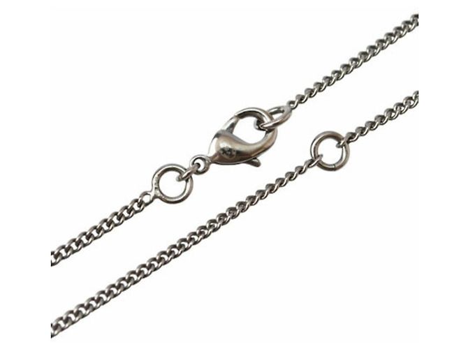 Collana Chanel in gunmetal nero con motivo di perle Metallico - vista 6