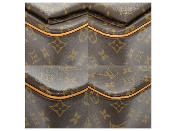 Borsa a Spalla Monogram Vivacite GM di Louis Vuitton Marrone Monogramma - vista 5