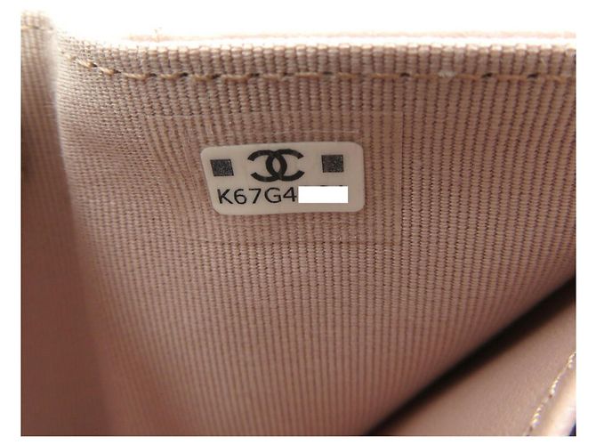 Cartera plegable Chanel 19 Disneuf Small Coco Mark Rosa - vista 8