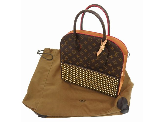 Borsa Monogram Iconoclast Louis Vuitton x Christian Louboutin Marrone Monogramma - vista 3