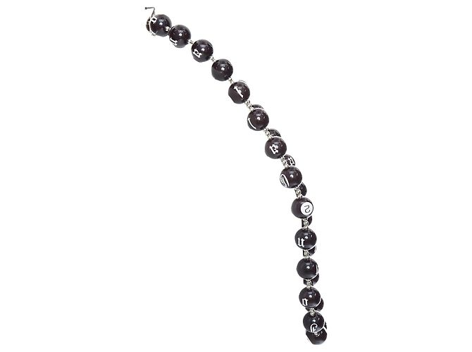 John Galliano Gothic Logo Number Lucky Ball Necklace - view 4
