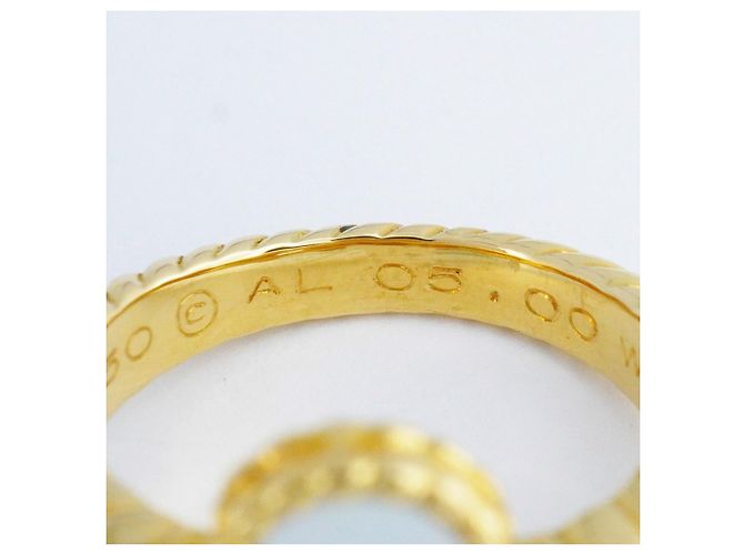 Anello in oro giallo 18K con diamanti Van Cleef & Arpels - vista 5