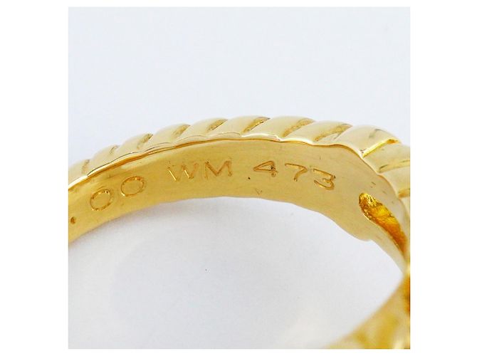 Anello in oro giallo 18K con diamanti Van Cleef & Arpels - vista 6