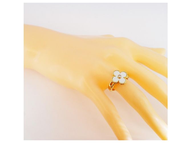 Anello in oro giallo 18K con diamanti Van Cleef & Arpels - vista 7