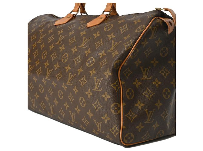 Borsa Boston Speedy 40 Louis Vuitton Marrone Monogramma - vista 2
