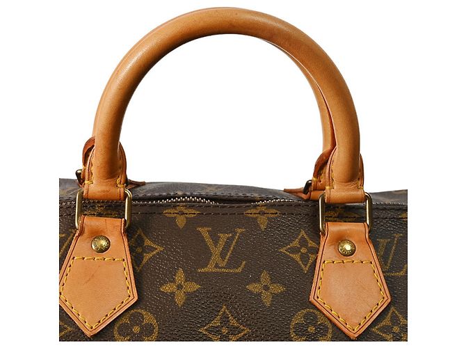 Borsa Boston Speedy 40 Louis Vuitton Marrone Monogramma - vista 4