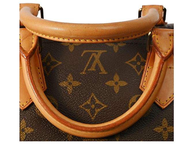 Borsa Boston Speedy 40 Louis Vuitton Marrone Monogramma - vista 7