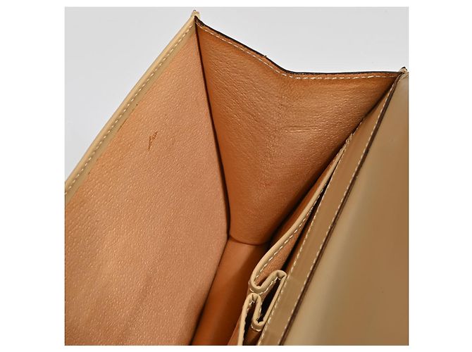 Céline Borsa Celine Old W Flap Ring in beige - vista 11
