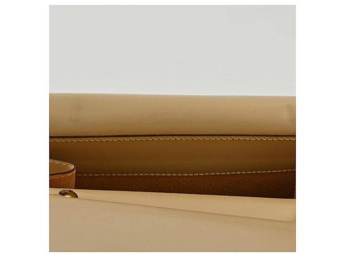 Céline Borsa Celine Old W Flap Ring in beige - vista 12